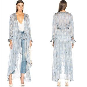 Alexis Lior Robe Duster in Diamond Print (like new